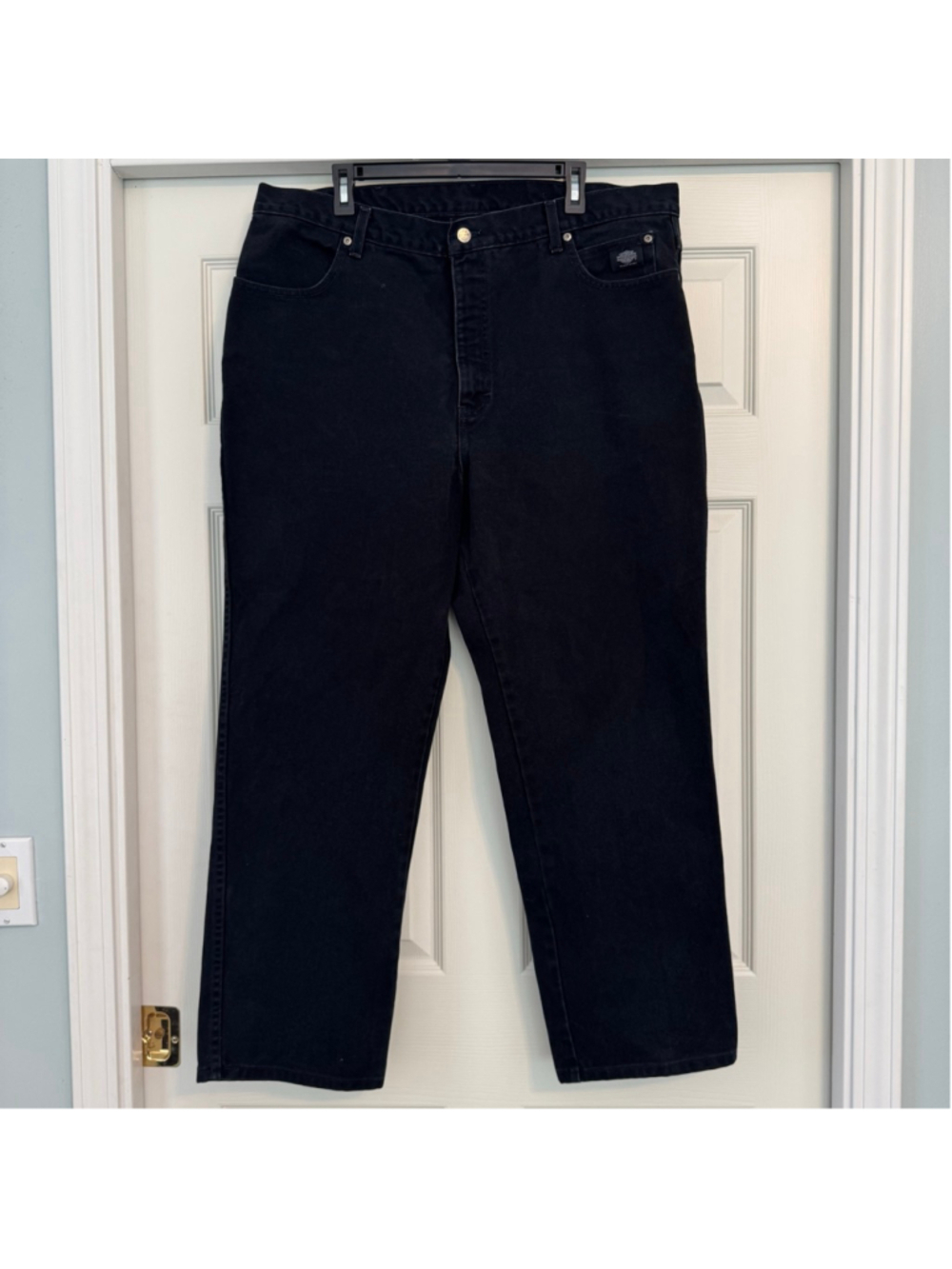 Vintage Harley-Davidson Black Straight Jeans 40/30